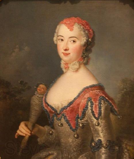 antoine pesne Portrait of Charlota Fredrika Sparre